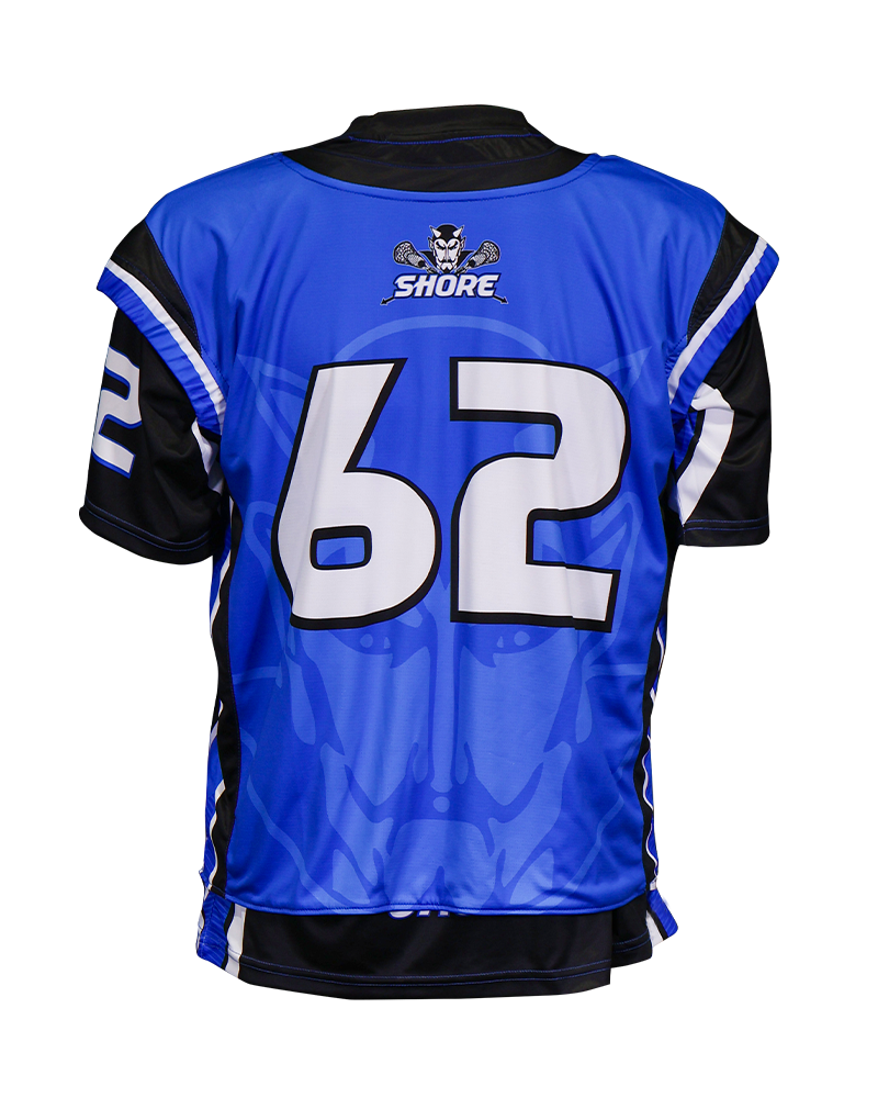 Cuffed Wide Shoulder Sleeveless Custom Lacrosse Jersey