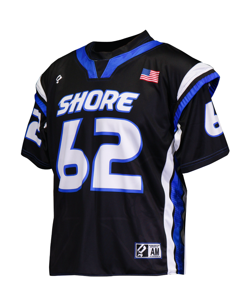 Cuffed Wide Shoulder Sleeveless Custom Lacrosse Jersey