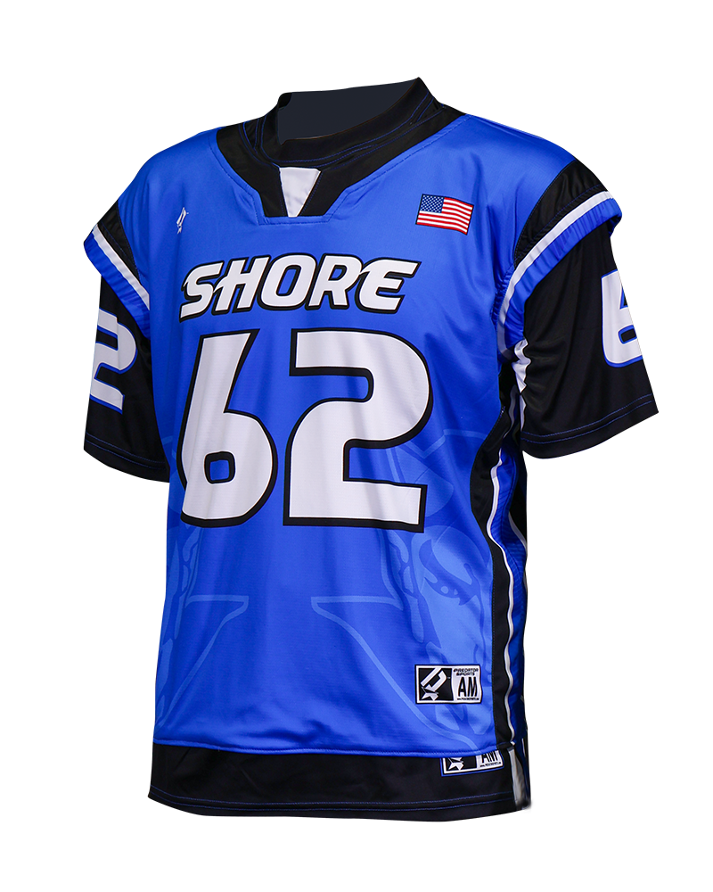 Cuffed Wide Shoulder Sleeveless Custom Lacrosse Jersey