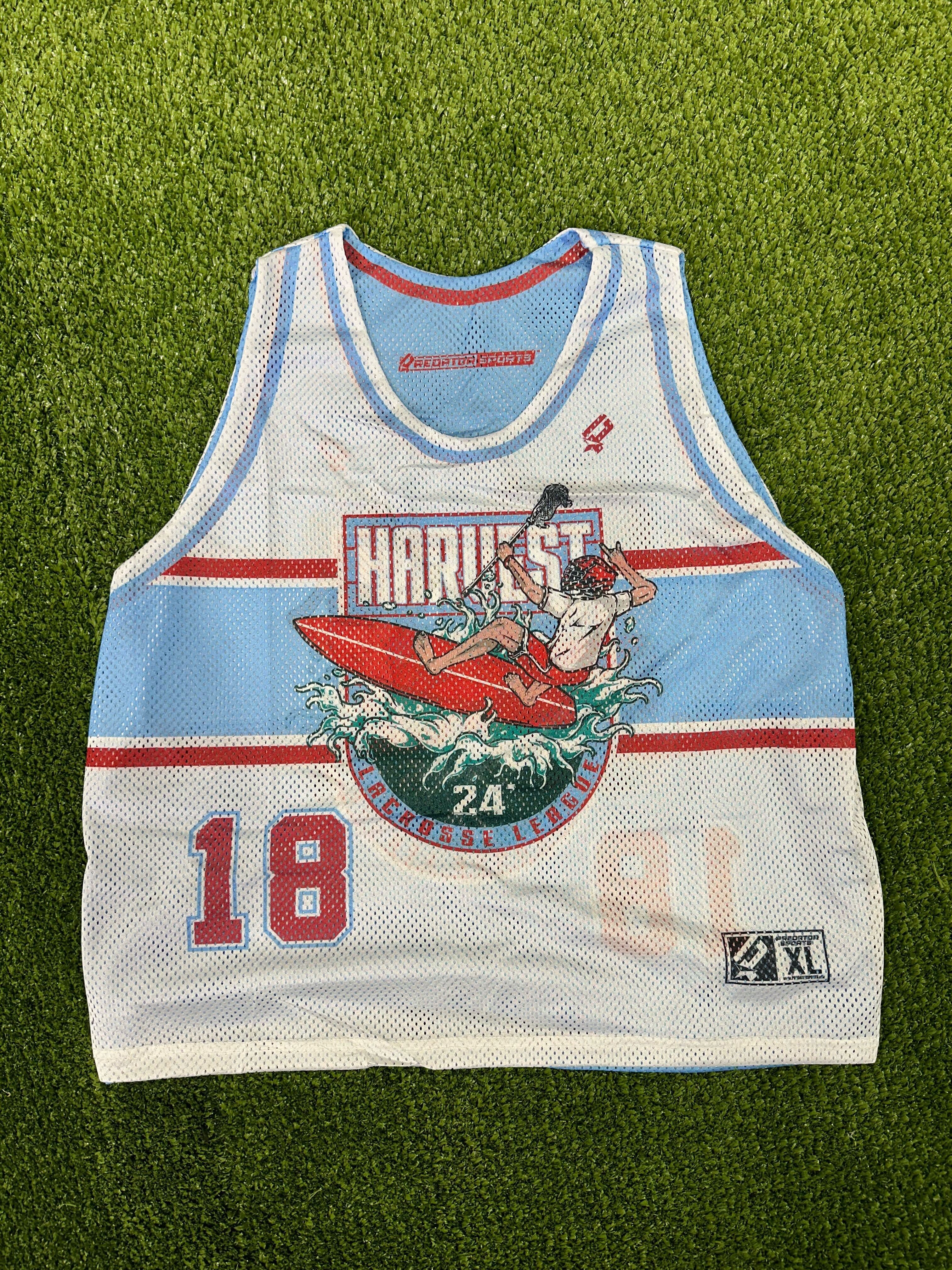 Predator Sports Custom Premier Practice Pinnies - Fully Sublimated on Premier Quality Mesh Fabric - Lacrosse and Multi-Sport