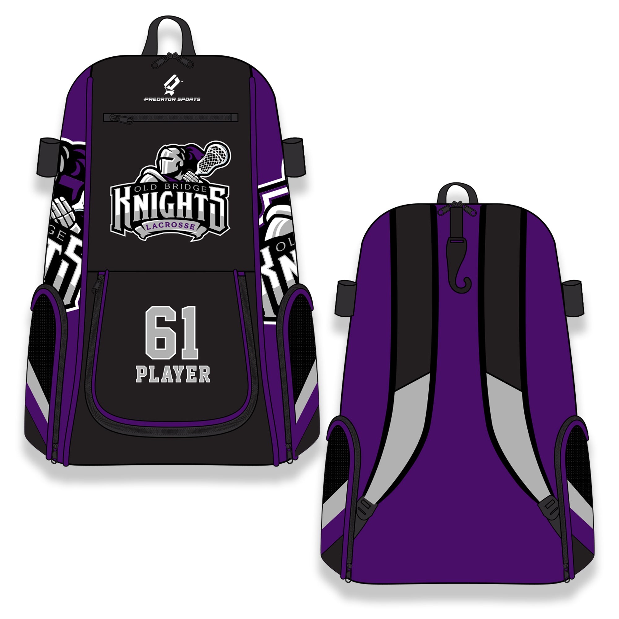 Predator Sports Sprint Backpack - Fully Customizable for Your Team