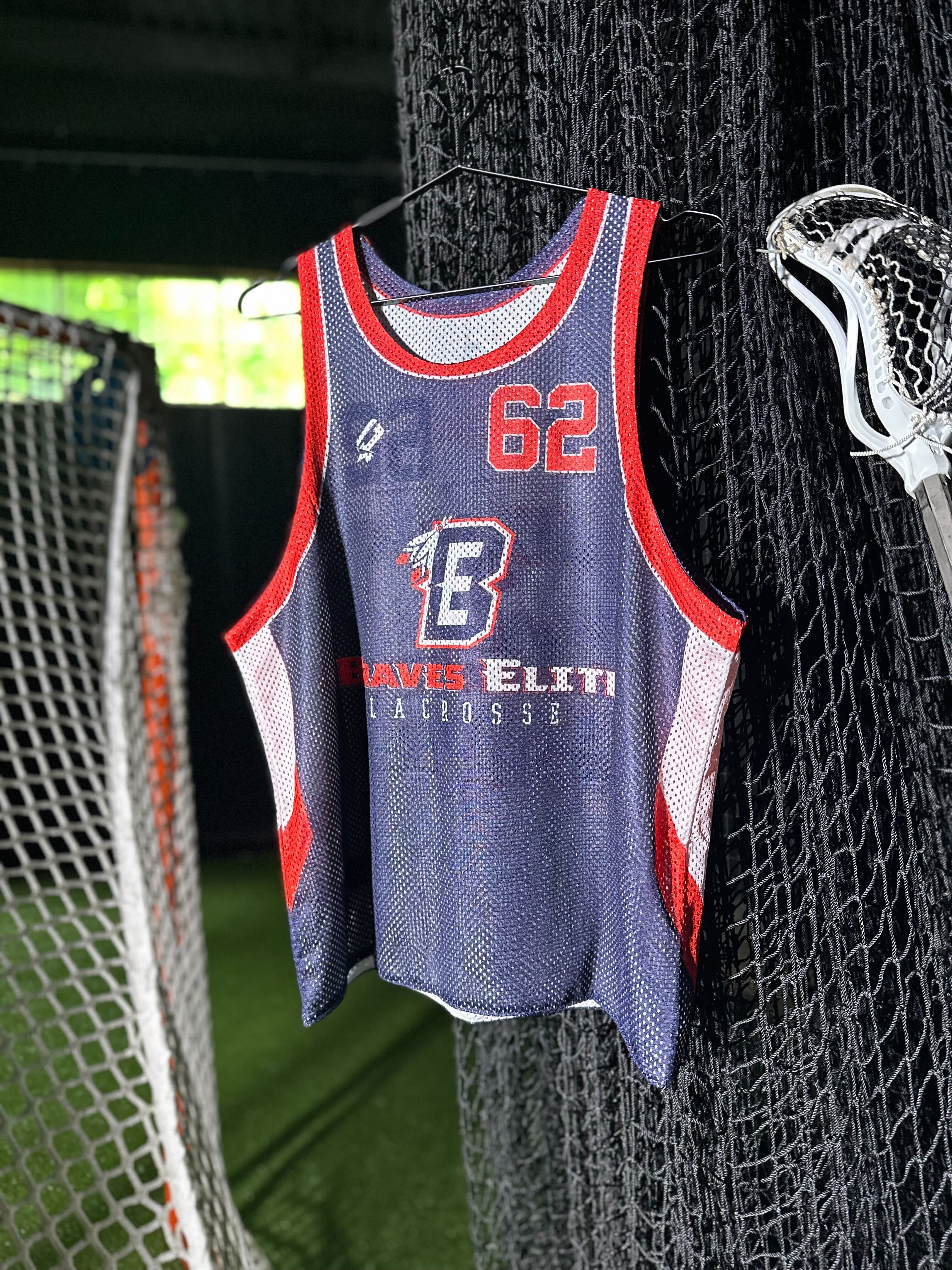 Predator Sports Custom Premier Practice Pinnies  - Fully Sublimated on Premier Quality Mesh Fabric - Lacrosse and Multi-Sport