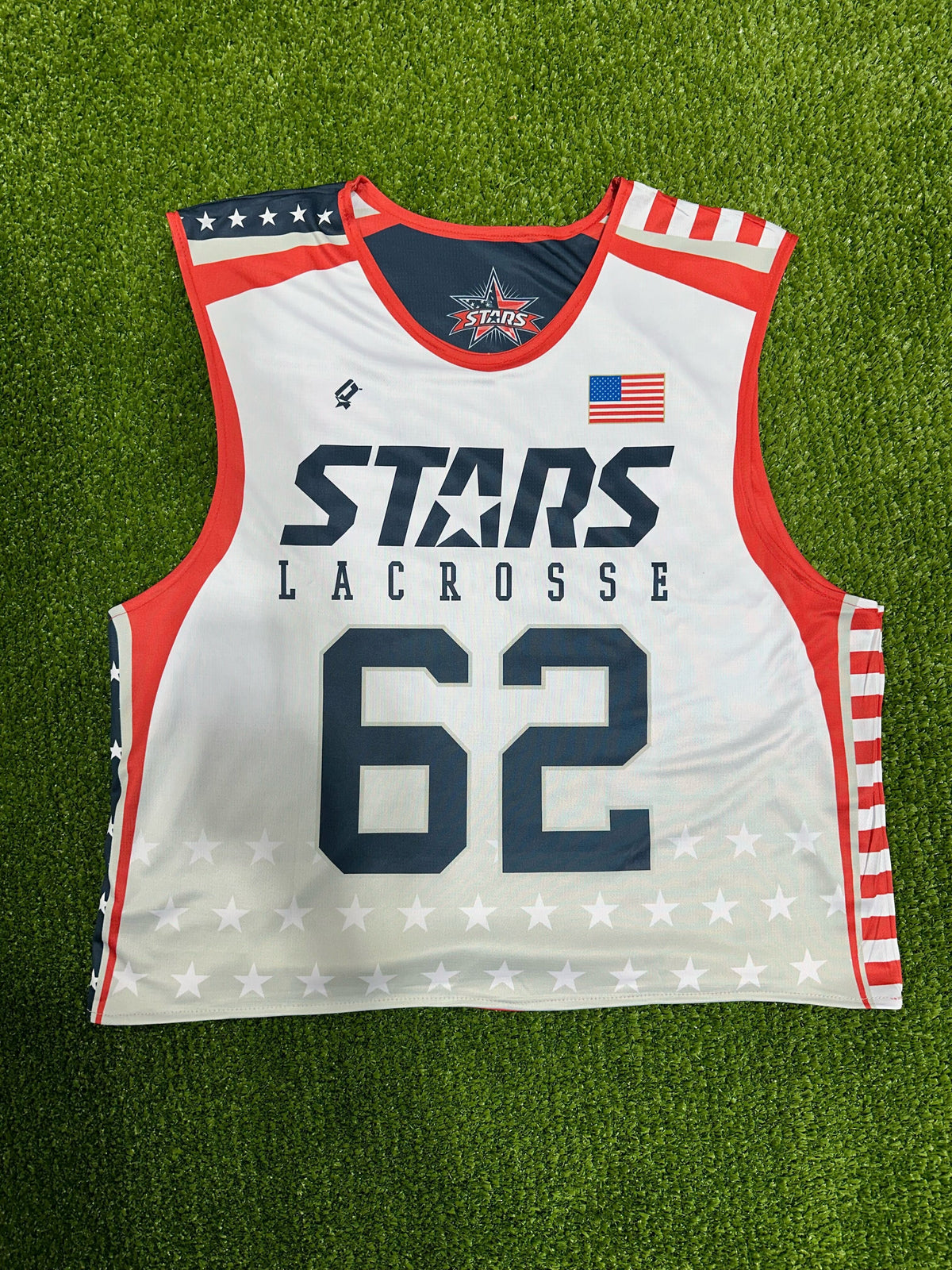 Sleeveless Reversible Custom Lacrosse Jersey