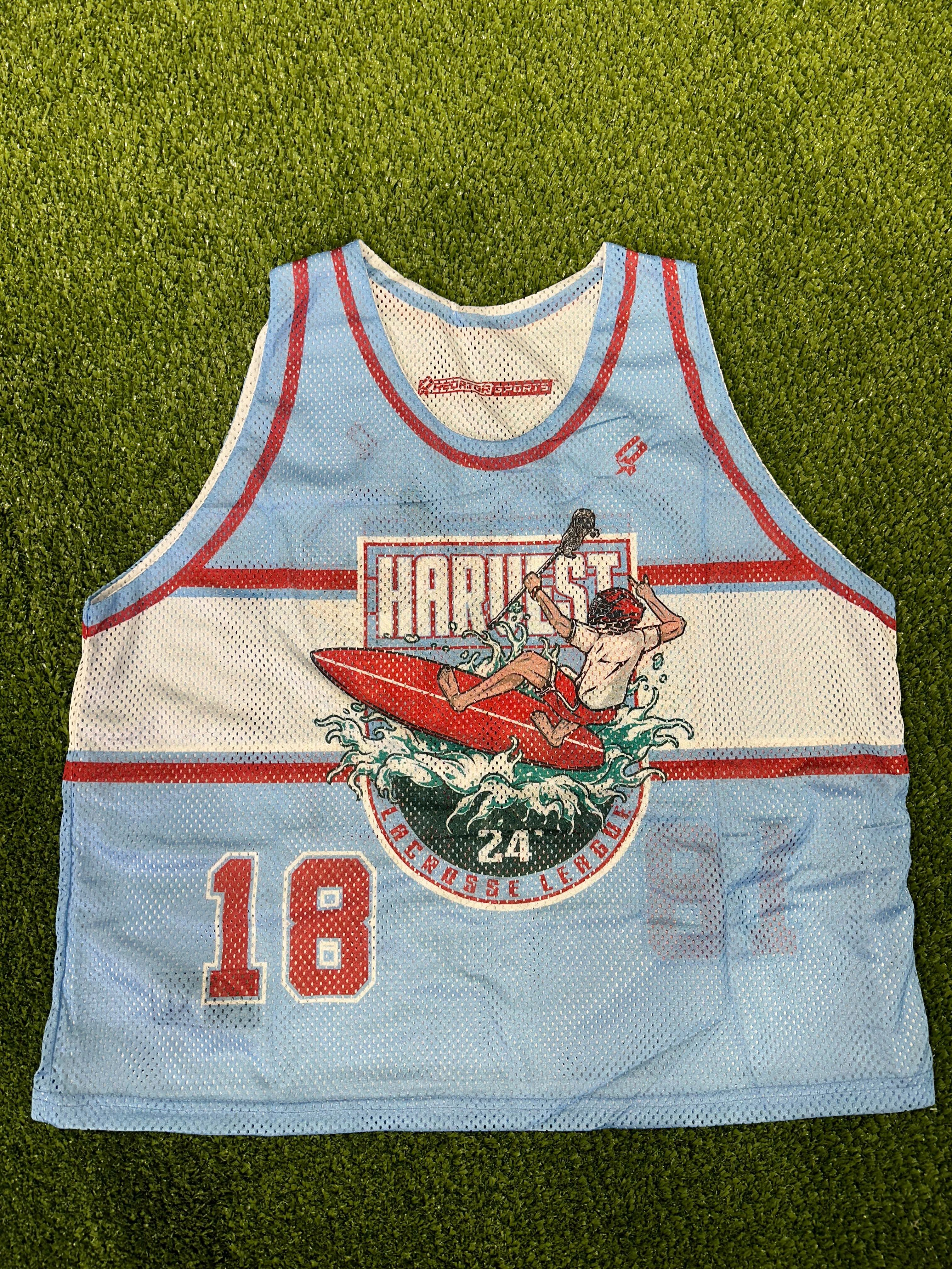 Predator Sports Custom Premier Practice Pinnies  - Fully Sublimated on Premier Quality Mesh Fabric - Lacrosse and Multi-Sport
