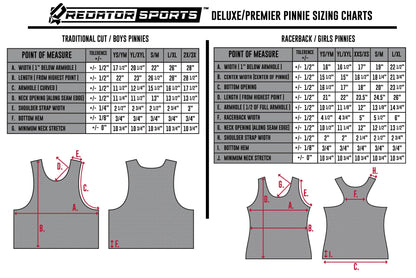 lacrosse boys pinnies