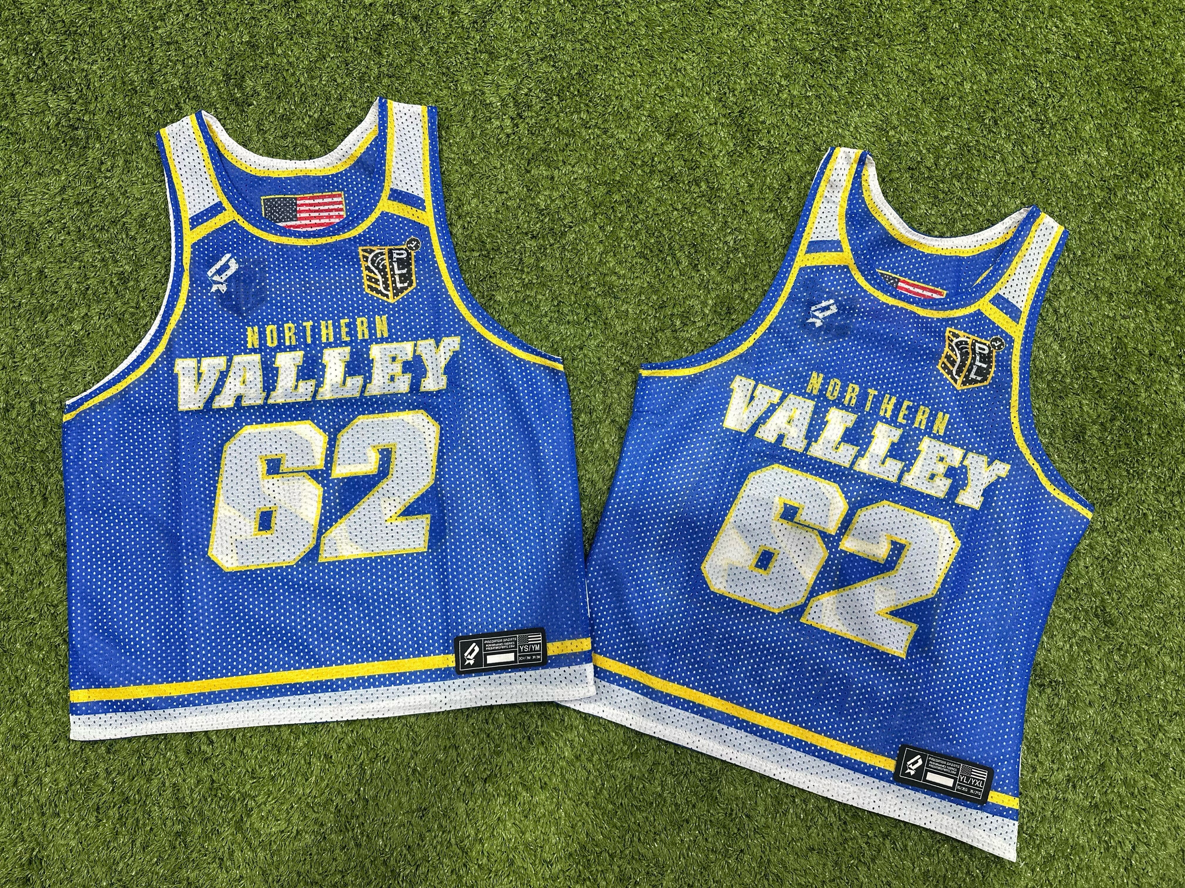 Predator Sports Custom Premier Practice Pinnies  - Fully Sublimated on Premier Quality Mesh Fabric - Lacrosse and Multi-Sport