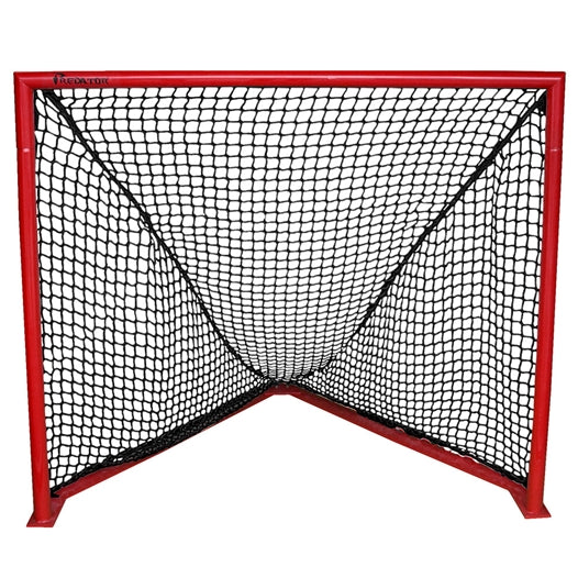 7mm 4ft x 4ft 6 inch Deluxe Box Lacrosse Replacement Net Black - Predator Sports 